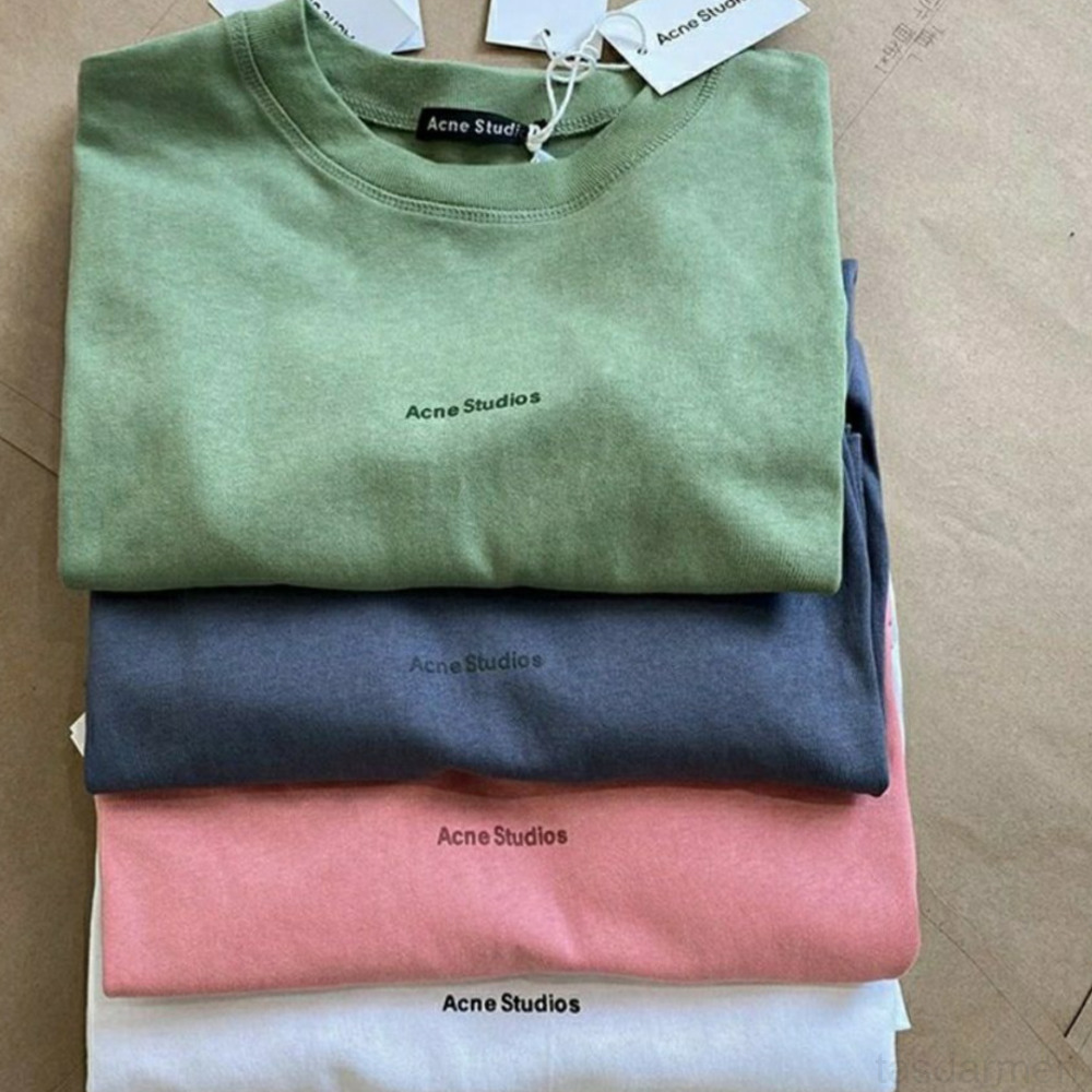 280 Gram Acne Studios 22 Spring Summer Chest Letter Print Loose Short Sleeve T-shirt for Men and Women, Pink
280 Gram Acne Studios 22 Spring Summer Chest Letter Print Loose Short Sleeve T-shirt for Men and Women, Pink