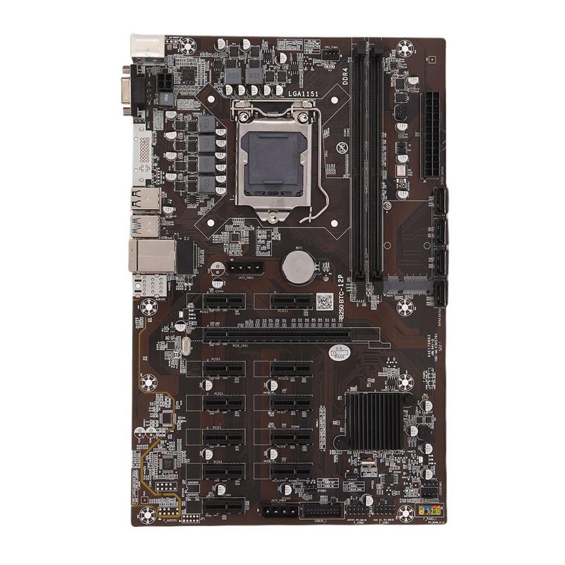 Motherboards B250B ETH Mining Motherboard LGA1151 DDR4 12Xgraphics Card Slot MSATA SATA3.0 USB3.0 For BTC Miner
Motherboards B250B ETH Mining Motherboard LGA1151 DDR4 12Xgraphics Card Slot MSATA SATA3.0 USB3.0 For BTC Miner