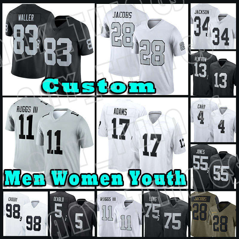 17 Davante Adams 28 Josh Jacobs 4 Derek Carr Football Jersey 83 Darren Waller 55 Chandler Jones 11 Henry Ruggs III 5 Divine Deablo Hunter Renfrow Maxx Crosby Bo Jackson, Custom women(t x z)
17 Davante Adams 28 Josh Jacobs 4 Derek Carr Football Jersey 83 Darren Waller 55 Chandler Jones 11 Henry Ruggs III 5 Divine Deablo Hunter Renfrow Maxx Crosby Bo Jackson, Custom women(t x z)