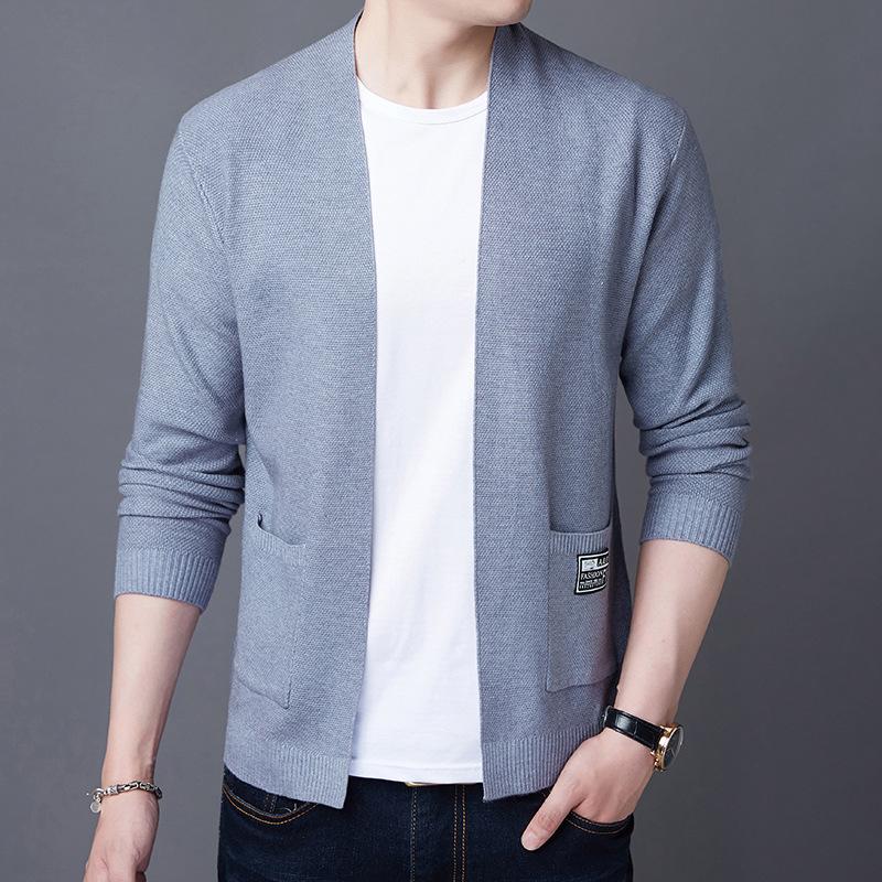 Men's Sweaters Men's Spring And Autumn Knitted Cardigan Solid Color Casual Sweater Without BuckleMen's, Black
Men's Sweaters Men's Spring And Autumn Knitted Cardigan Solid Color Casual Sweater Without BuckleMen's, Black