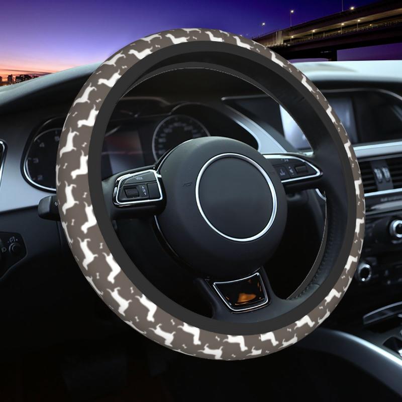 Steering Wheel Covers 37-38 Car Cover Dachshund Dog Animal Elastic Car-styling Elastische AccessoriesSteering
Steering Wheel Covers 37-38 Car Cover Dachshund Dog Animal Elastic Car-styling Elastische AccessoriesSteering