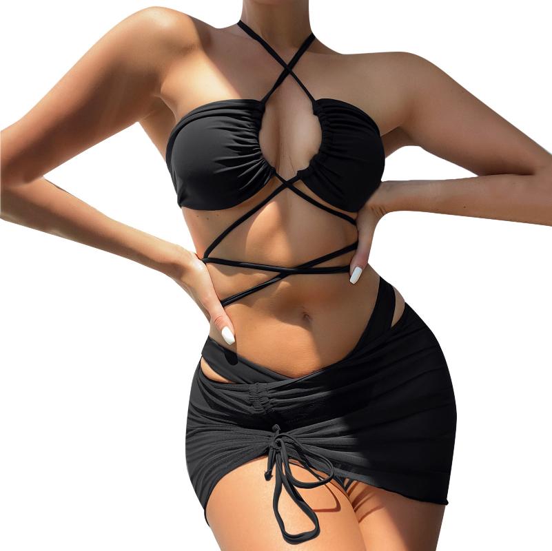 Women's Swimwear Color Ladies Solid Sexy Pleated Bikini Mommy And Daughter Swimsuits Sets Bathing Suits For Women Plus Size With Underwire B, Black
Women's Swimwear Color Ladies Solid Sexy Pleated Bikini Mommy And Daughter Swimsuits Sets Bathing Suits For Women Plus Size With Underwire B, Black