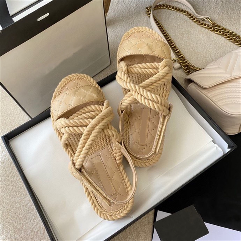 18% OFF 2022 Hot Slippers Sandals summer new sandals chain hand woven hemp rope flat bottom leather slippers women's Travel Beach Shoes, Deep green
18% OFF 2022 Hot Slippers Sandals summer new sandals chain hand woven hemp rope flat bottom leather slippers women's Travel Beach Shoes, Deep green