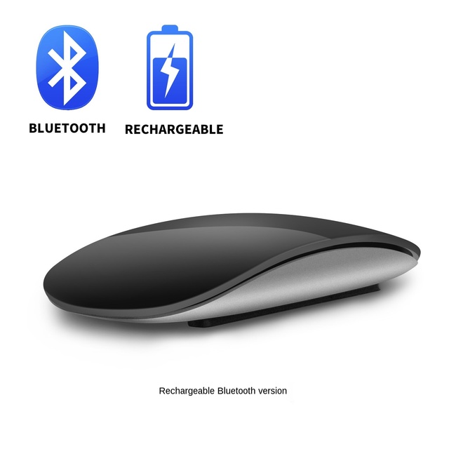 

Bluetooth 4.0 Wireless Mouse Rechargeable Silent Multi Arc Touch Mice Ultra-thin Magic Mouse For Laptop Ipad Mac PC Macbook