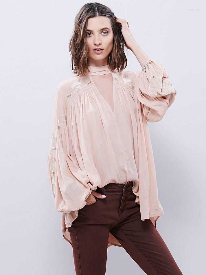 Women' Blouses & Shirts Bohemian Deep V Collar Women Embroidery Top Boho Style Fashion Long Lantern Sleeve Fall Blouse Hippie ShirtsWomen, Pink
Women' Blouses & Shirts Bohemian Deep V Collar Women Embroidery Top Boho Style Fashion Long Lantern Sleeve Fall Blouse Hippie ShirtsWomen, Pink