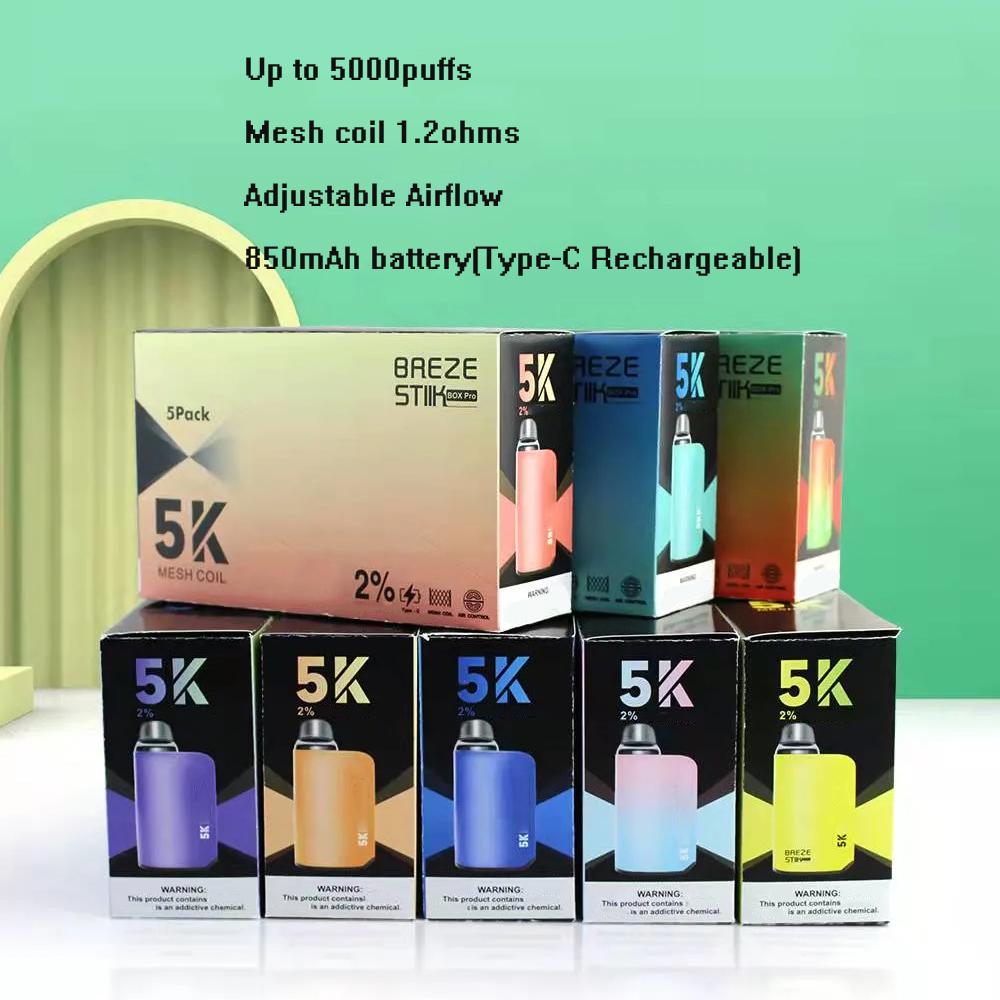 breze stiik BOX pro e cigarette mesh coil vapes 5000 puffs rechargeable disposable vape pod Pre-Filled 12ml cartridge e-cigarettes vaporizer pen original
breze stiik BOX pro e cigarette mesh coil vapes 5000 puffs rechargeable disposable vape pod Pre-Filled 12ml cartridge e-cigarettes vaporizer pen original