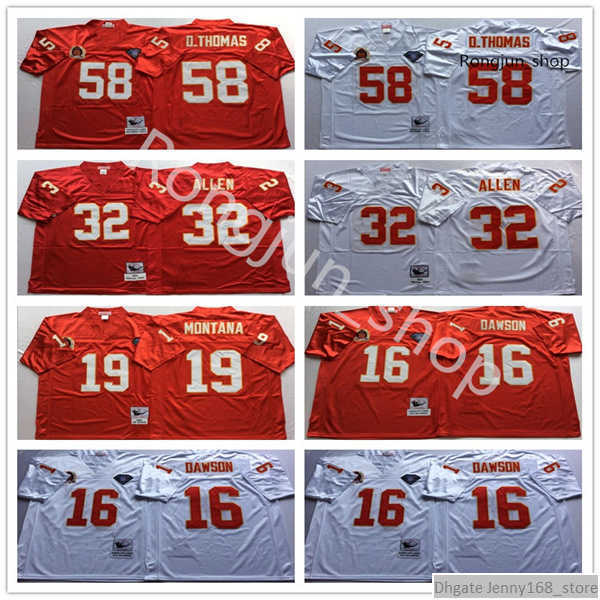 Vintage Top Men Stitched #16 Len Dawson 19 Joe Montana Jersey 32 Marcus Allen 58 Derrick Thomas Mens College Football Jerseys Shirts
Vintage Top Men Stitched #16 Len Dawson 19 Joe Montana Jersey 32 Marcus Allen 58 Derrick Thomas Mens College Football Jerseys Shirts