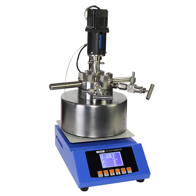 ZZKD Lab Supplies 1L Stainless Steel 316 High Pressure Reactor TGYF-C Series Portable Mechanical Stirring Heat Transfer Oil Heating Magnetic Stir Reac