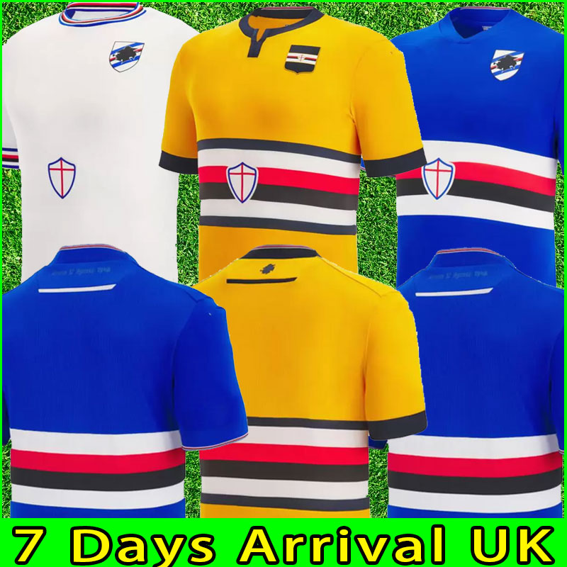 2022-2023 UC Sampdoria soccer jerseys QUAGLIARELLA BERESZYNSKI CANDREVA TORREGROSSA DAMSGAARD GABBIADINI THORSBY COLLEY AUGELLO EKDAL CAPUTO retro 1990 91, Away
2022-2023 UC Sampdoria soccer jerseys QUAGLIARELLA BERESZYNSKI CANDREVA TORREGROSSA DAMSGAARD GABBIADINI THORSBY COLLEY AUGELLO EKDAL CAPUTO retro 1990 91, Away