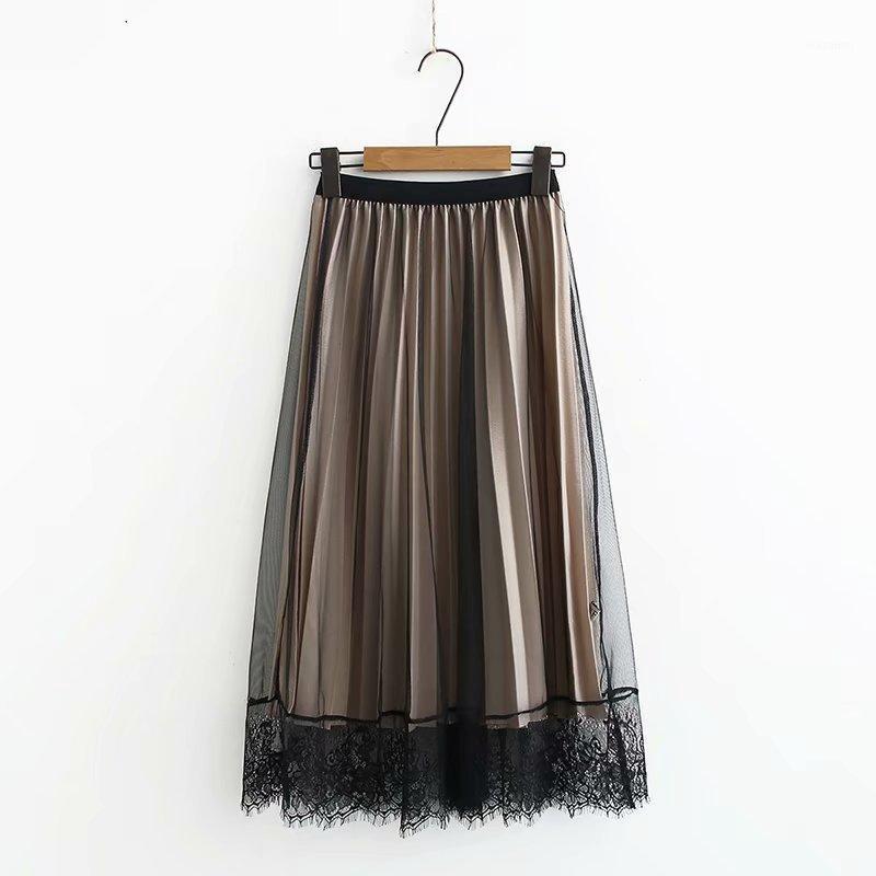 Skirts Plus Size -4XL Tutu Tulle Women Party Design Loose Pleated Bubble Long Lace Skirt, Beige
Skirts Plus Size -4XL Tutu Tulle Women Party Design Loose Pleated Bubble Long Lace Skirt, Beige