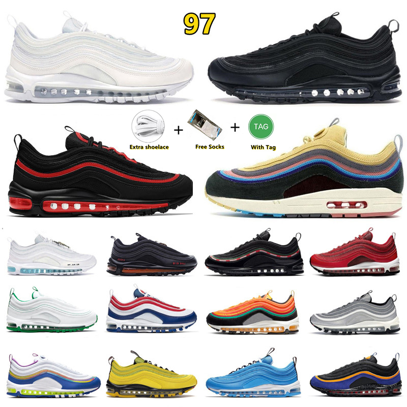 Designer shoe Men Running Shoes Sneaker Max 97 Sean Wotherspoon Triple White Black MSCHF x INRI Jesus Satan UNDFTD Pine Green Mens Women 97s Trainers Sports Sneakers, Color#1
Designer shoe Men Running Shoes Sneaker Max 97 Sean Wotherspoon Triple White Black MSCHF x INRI Jesus Satan UNDFTD Pine Green Mens Women 97s Trainers Sports Sneakers, Color#1