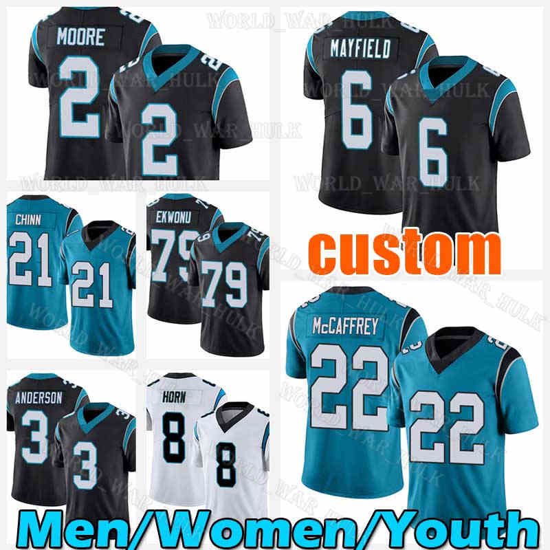 6 Baker Mayfield Jersey 22 Christian McCaffrey Terrace Marshall Jr. Ikem Ekwonu Cam Newton Brian Burns Jaycee Horn Carolinas DJ Moore Sam Mills Panther Shaq Thompson 3, Men custom (h b)
6 Baker Mayfield Jersey 22 Christian McCaffrey Terrace Marshall Jr. Ikem Ekwonu Cam Newton Brian Burns Jaycee Horn Carolinas DJ Moore Sam Mills Panther Shaq Thompson 3, Men custom (h b)