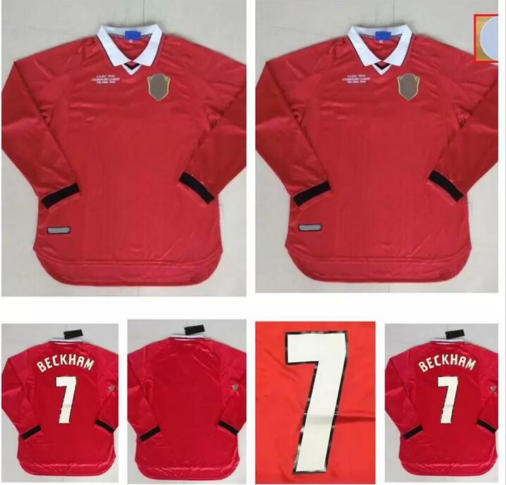 Manchester Long sleeve BECKHAM GIGGS SOLSKJAER final 1999 2000 RETRO soccer jersey MAN UTD 99 00 Classic Vintage football shirt
Manchester Long sleeve BECKHAM GIGGS SOLSKJAER final 1999 2000 RETRO soccer jersey MAN UTD 99 00 Classic Vintage football shirt
