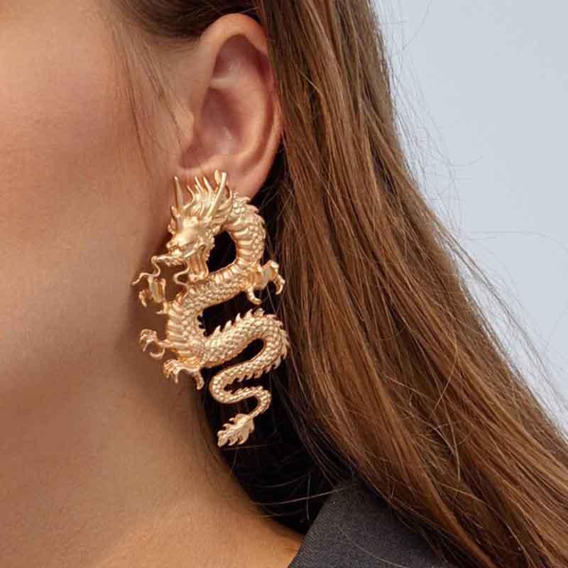 Dangle & Chandelier 2022 Fashion Big Dragon Earrings For Women Gold Hanging Geometric Drop Earring Female Jewelry GiftsDangle
Dangle & Chandelier 2022 Fashion Big Dragon Earrings For Women Gold Hanging Geometric Drop Earring Female Jewelry GiftsDangle
