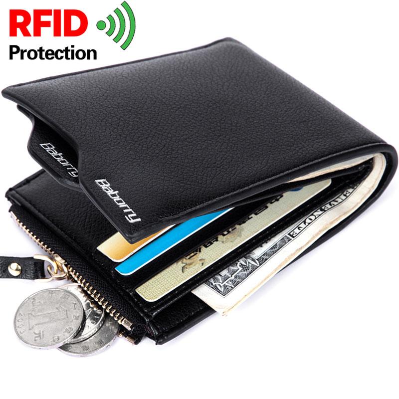 Wallets Baborry Solid RFID Protection Men's Leather Wallet Removable Blocking Card Holder For Man Purse With Coin PocketWallets, Black
Wallets Baborry Solid RFID Protection Men's Leather Wallet Removable Blocking Card Holder For Man Purse With Coin PocketWallets, Black