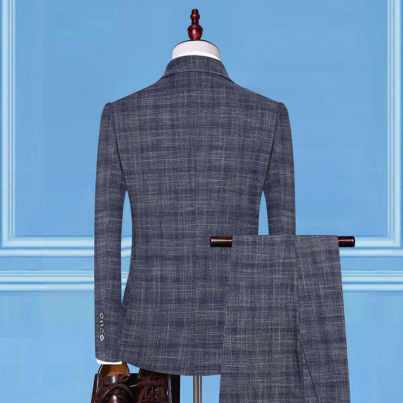 Men's Suits & Blazers Boutique Blazer Vest Trousers Men's Italian Style El 220823