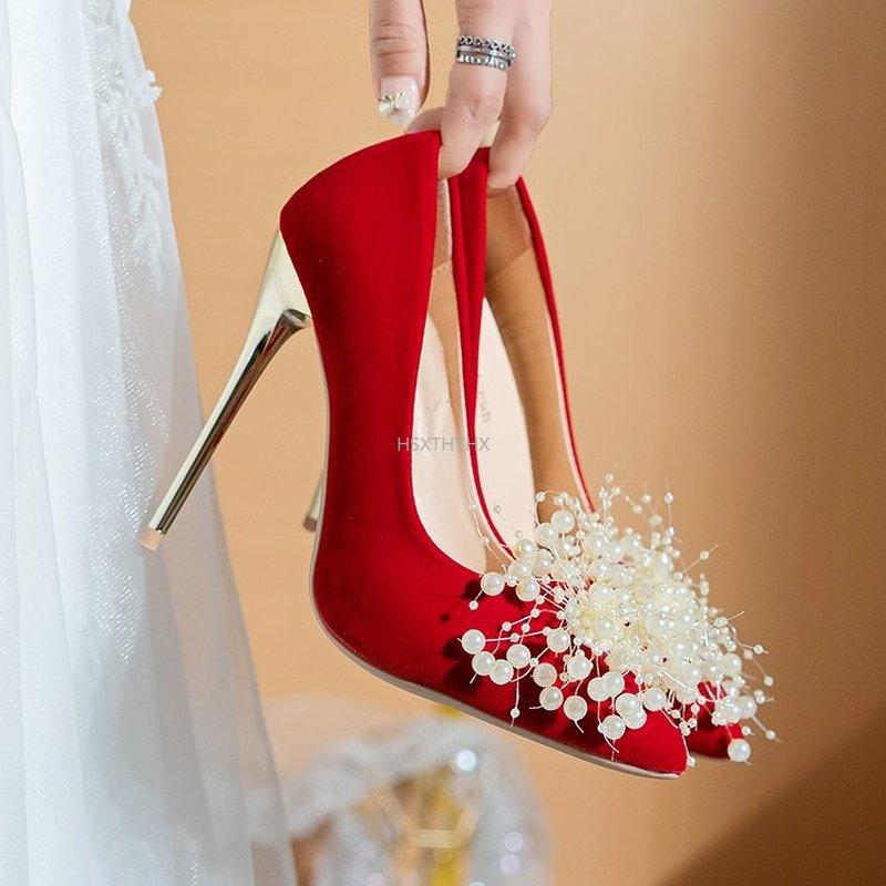 Dress Shoes Women Pumps 2022 High Heels Fashion Crystal Wedding Stiletto ShoesDress, Red 5cm
Dress Shoes Women Pumps 2022 High Heels Fashion Crystal Wedding Stiletto ShoesDress, Red 5cm