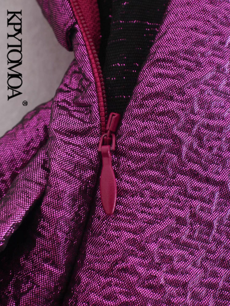 KPYTOMOA Women Chic Fashion With Bow Tied Shorts Skirts Vintage High Waist Side Zipper Female Skort Mujer 220602