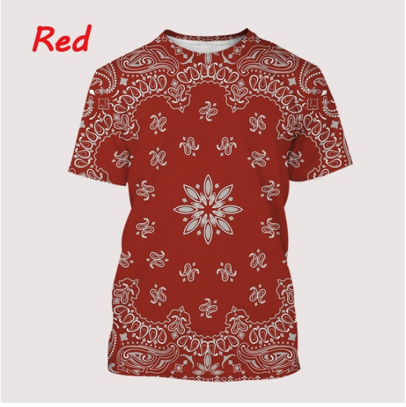 New 3D Print Causal Clothing Bandana Pattern Fashion Men Women T-shirt Plus Size Size -7XL 004, Color of picture
New 3D Print Causal Clothing Bandana Pattern Fashion Men Women T-shirt Plus Size Size -7XL 004, Color of picture