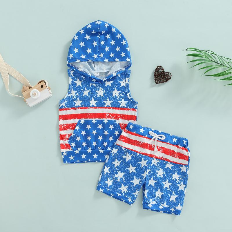Clothing Sets CitgeeSummer Independence Day Kids Baby Boys Shorts Set Stars Stripes Print Hooded Vest Elastic Waist Outfit ClothesClothing, As pic
Clothing Sets CitgeeSummer Independence Day Kids Baby Boys Shorts Set Stars Stripes Print Hooded Vest Elastic Waist Outfit ClothesClothing, As pic