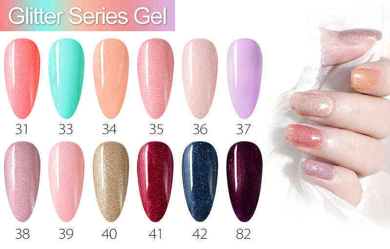NXY Nail Gel Polish Varnish New Arrivals 60 Colors Full Coverage Set Canni Manicure Soak Off Uv 0328