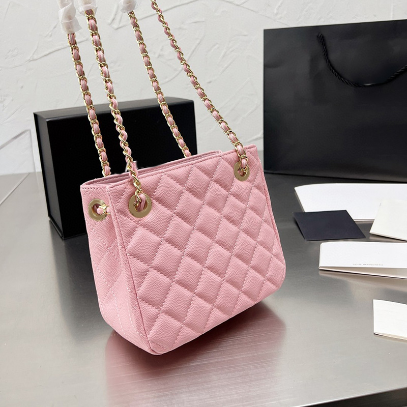 22Ss France Womens Classic Mini Quilted Caviar Leather Bags Calfskin Gold Metal Hardware Matelasse Chain Shoulder Purse Luxury Designer bucket bag, Box
22Ss France Womens Classic Mini Quilted Caviar Leather Bags Calfskin Gold Metal Hardware Matelasse Chain Shoulder Purse Luxury Designer bucket bag, Box