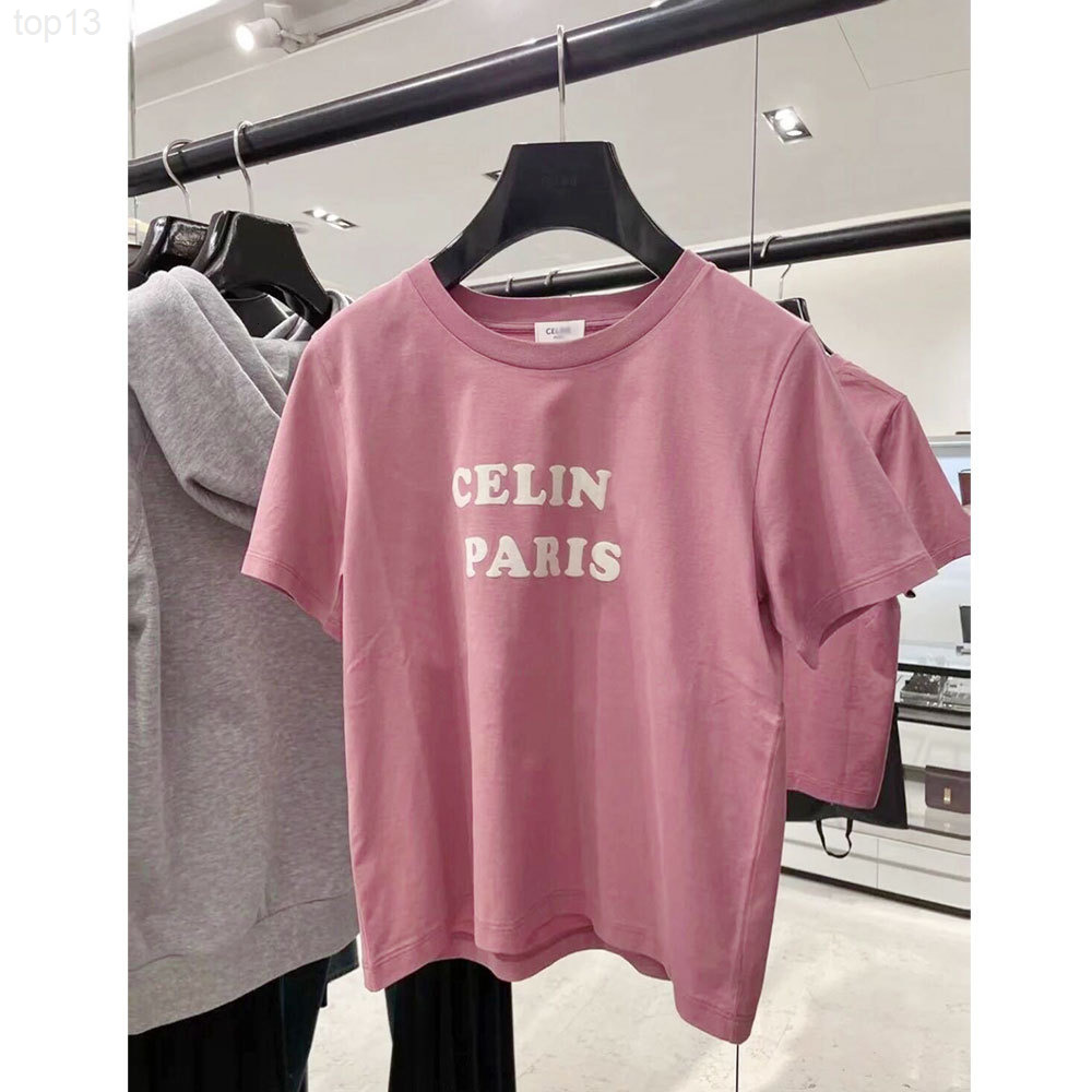Women's T-Shirt designer Cel22 summer new chest flocking letter printing short sleeve casual loose round neck T-shirt slim gx3033 UTAI, [key pink
Women's T-Shirt designer Cel22 summer new chest flocking letter printing short sleeve casual loose round neck T-shirt slim gx3033 UTAI, [key pink