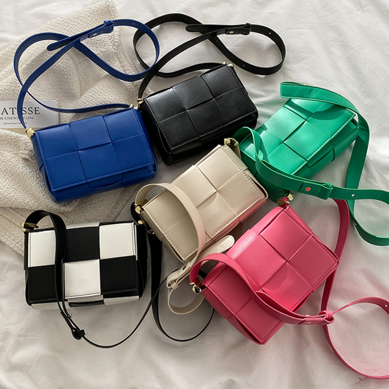Women Weaving Handbags and Purse PU Leather Mini Crossbody Bags Luxury Plaid Should Bags Blue Green Evening Clutch fashionbag250, (19cm-12.5cm-6cm)
Women Weaving Handbags and Purse PU Leather Mini Crossbody Bags Luxury Plaid Should Bags Blue Green Evening Clutch fashionbag250, (19cm-12.5cm-6cm)