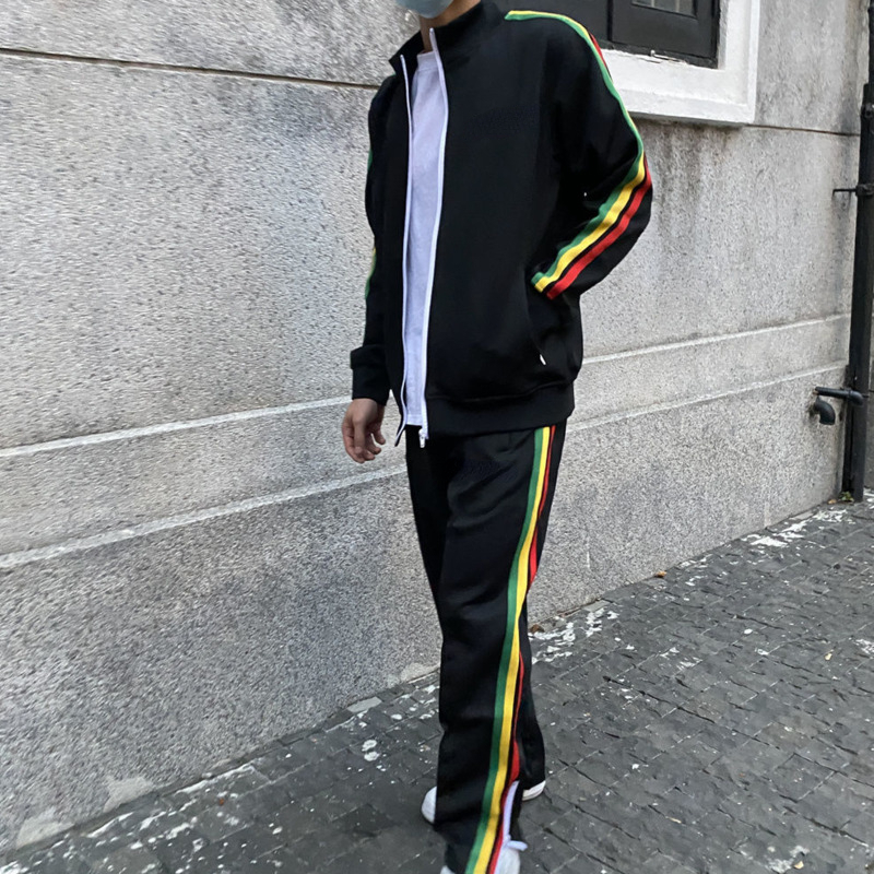PA22 LM designer mens suit American hip-hop jacket pants two-piece colorblock zipper baseball jacket Sweatpants men women loose oversize Sports cardigan, Apricot pants
PA22 LM designer mens suit American hip-hop jacket pants two-piece colorblock zipper baseball jacket Sweatpants men women loose oversize Sports cardigan, Apricot pants