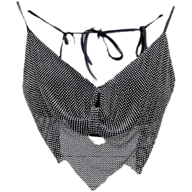 Women's Tanks & Camis Bling Rhinestones Party Crop Top 2022 Fashion Solid Backless Straps Full Diamonds Cropped WomenWomen's, Picture color
Women's Tanks & Camis Bling Rhinestones Party Crop Top 2022 Fashion Solid Backless Straps Full Diamonds Cropped WomenWomen's, Picture color