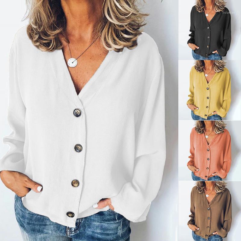 Neck Button Office Shirts Women Spring Summer Casual Long Sleeve Blouses Ladies Tops Solid Plus Size Blusas Women, Black
Neck Button Office Shirts Women Spring Summer Casual Long Sleeve Blouses Ladies Tops Solid Plus Size Blusas Women, Black