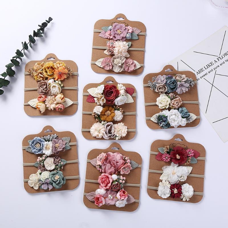 Hair Accessories 7Sets/Lot Artificial Flower Baby Nylon Band Elastic Pearl Fake Floral Headband Handmade Hairbands Toddler Pography PropsHai
Hair Accessories 7Sets/Lot Artificial Flower Baby Nylon Band Elastic Pearl Fake Floral Headband Handmade Hairbands Toddler Pography PropsHai