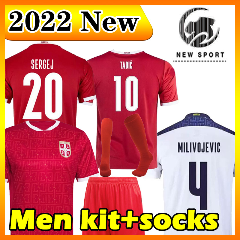 2022 SERBIA Soccer Jersey Vlahovic MILIVOJEVIC MITROVIC Kostic 22 TADIC KOLAROV SERGEL JOVIC Men national team Football Shirt uniforms -xxl top thailand, 2022 home patch
2022 SERBIA Soccer Jersey Vlahovic MILIVOJEVIC MITROVIC Kostic 22 TADIC KOLAROV SERGEL JOVIC Men national team Football Shirt uniforms -xxl top thailand, 2022 home patch