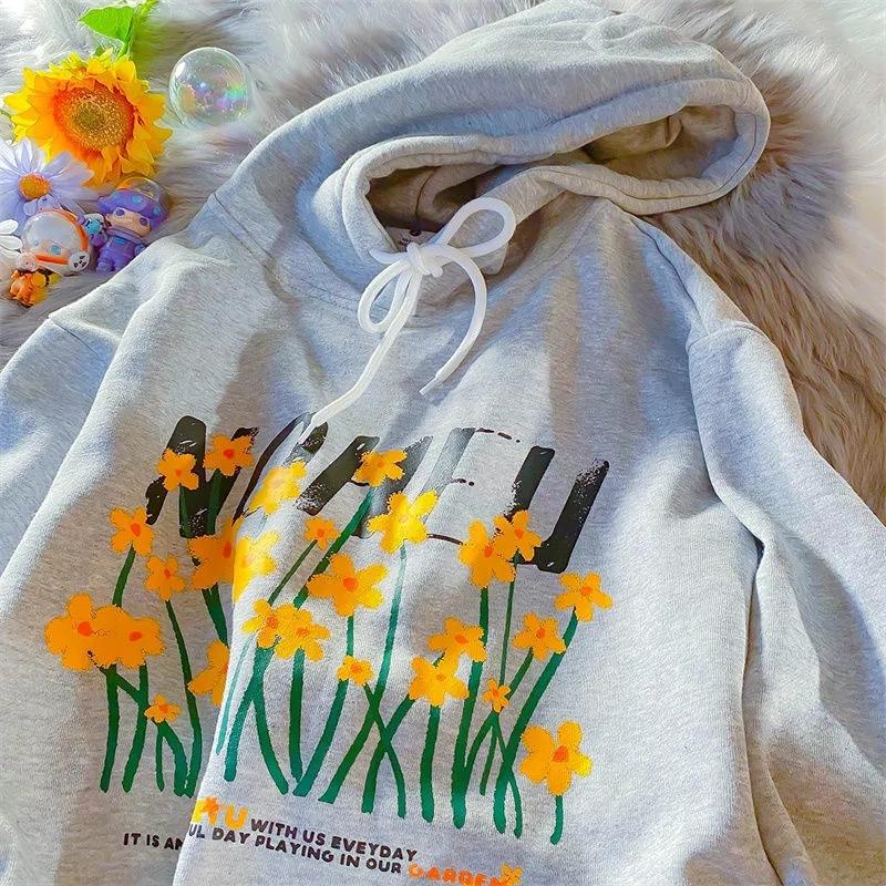 Women's Hoodies & Sweatshirts Sweet Cartoon Print Hooded Sweater Women Plus Velvet Thickened Warmth Casual Loose Round Neck Long-sleeved Shi, Black
Women's Hoodies & Sweatshirts Sweet Cartoon Print Hooded Sweater Women Plus Velvet Thickened Warmth Casual Loose Round Neck Long-sleeved Shi, Black