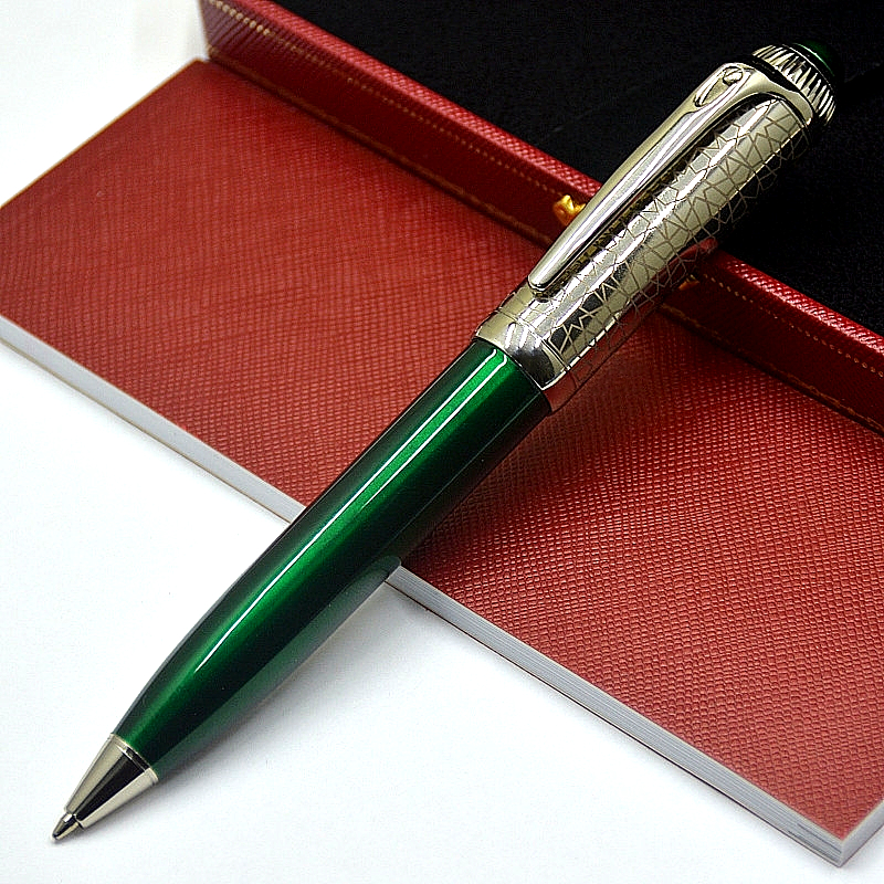 promotion Silver / Black Car Ballpoint pen administrative office stationery Supplies luxurs write refill pens No Box