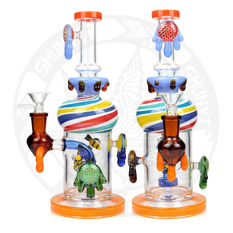 9.5 Inches Hookah By USA Dab rig Smoke water pipe glass Pipes cool bongs Oil rigs recycler bong 14.4 mm bowl
9.5 Inches Hookah By USA Dab rig Smoke water pipe glass Pipes cool bongs Oil rigs recycler bong 14.4 mm bowl