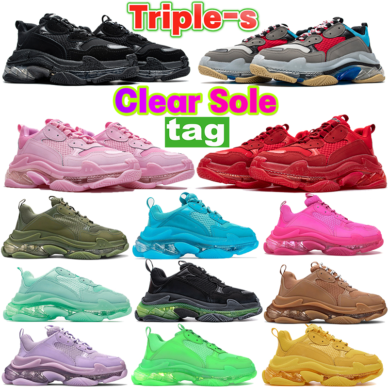 Newest Triple-s Clear Sole Fashion Pairs Casual Shoes men women Black Yellow Fluo White Orange Gym Red Blue Turquoise Purple Beige Navy Neon Green trainer Sneakers, #37- shoes box
Newest Triple-s Clear Sole Fashion Pairs Casual Shoes men women Black Yellow Fluo White Orange Gym Red Blue Turquoise Purple Beige Navy Neon Green trainer Sneakers, #37- shoes box