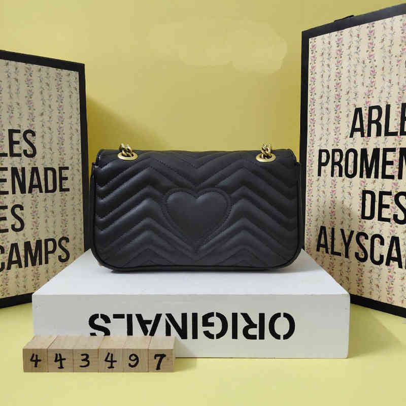 Shoulder Bags Women Luxurys Designers Bag Wavy Marmont Quilted Shoulder Gold Crossbody Genuine Leather Messenger Purse, 443497#5
Shoulder Bags Women Luxurys Designers Bag Wavy Marmont Quilted Shoulder Gold Crossbody Genuine Leather Messenger Purse, 443497#5