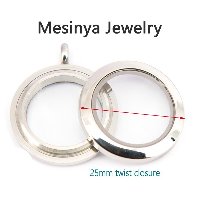 Pendant Necklaces 10pcs Screw Twist 316L Waterproof Stainless Steel 25mm Round Plain Glass Locket Necklace For Floating CharmsPendant Neckla
Pendant Necklaces 10pcs Screw Twist 316L Waterproof Stainless Steel 25mm Round Plain Glass Locket Necklace For Floating CharmsPendant Neckla