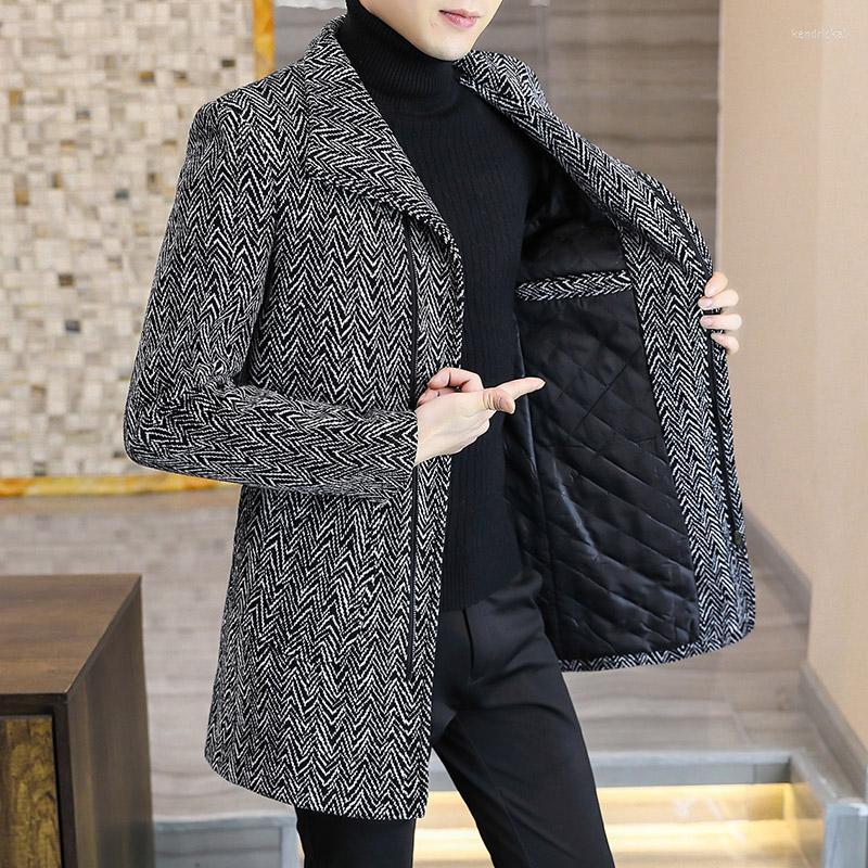 Men's Trench Coats Fashion Woolen Jacket Men Mid-length Casual Business Coat Winter Plus Velvet Thickening Streetwear Overcoat Windbreaker K, Black
Men's Trench Coats Fashion Woolen Jacket Men Mid-length Casual Business Coat Winter Plus Velvet Thickening Streetwear Overcoat Windbreaker K, Black