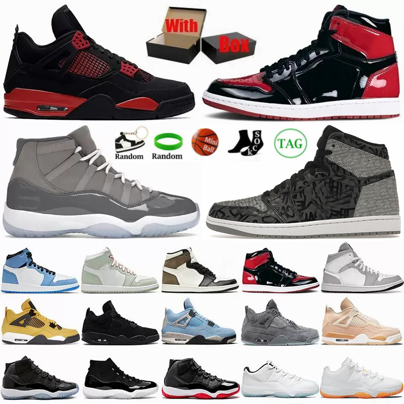 Mens Basketball Shoes Jumpman 1 1s High og Patent Bred Rebellionaire University Blue Mocha Red Thunder 4 4s Black Cat 11 11s Cool Grey Women, 22
Mens Basketball Shoes Jumpman 1 1s High og Patent Bred Rebellionaire University Blue Mocha Red Thunder 4 4s Black Cat 11 11s Cool Grey Women, 22