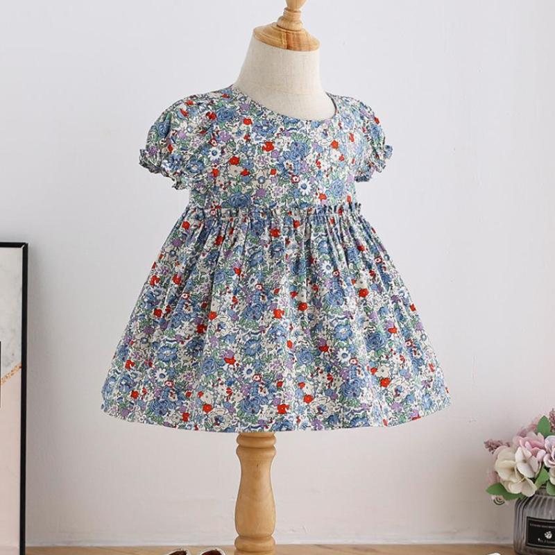Girl's Dresses Summer Spanish Lolita Princess Dress Short Sleeve Print Sweet Cute For Girls Birthday Party Easter Gown Vestidos A302, As photo
Girl's Dresses Summer Spanish Lolita Princess Dress Short Sleeve Print Sweet Cute For Girls Birthday Party Easter Gown Vestidos A302, As photo