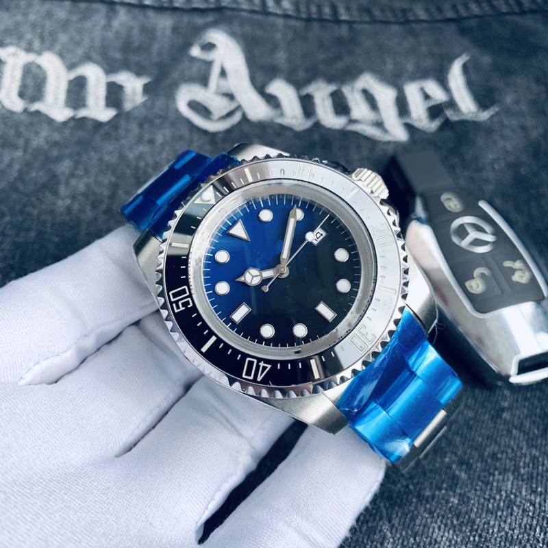 Mens Automatic Mechanical Watch Steel Shark Buckle 2813 44mm Stainless movement Luminous waterproof Wristwatches montre de luxe L1A, Color 1
Mens Automatic Mechanical Watch Steel Shark Buckle 2813 44mm Stainless movement Luminous waterproof Wristwatches montre de luxe L1A, Color 1