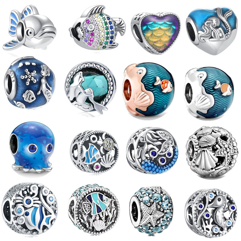 s925 Sterling Silver Charm Round Loose Beads Beaded Ladies Fashion Luxury Original Fit Pandora Ocean Collection Bracelet Pendant Classic DIY Women's Jewelry Gift
s925 Sterling Silver Charm Round Loose Beads Beaded Ladies Fashion Luxury Original Fit Pandora Ocean Collection Bracelet Pendant Classic DIY Women's Jewelry Gift