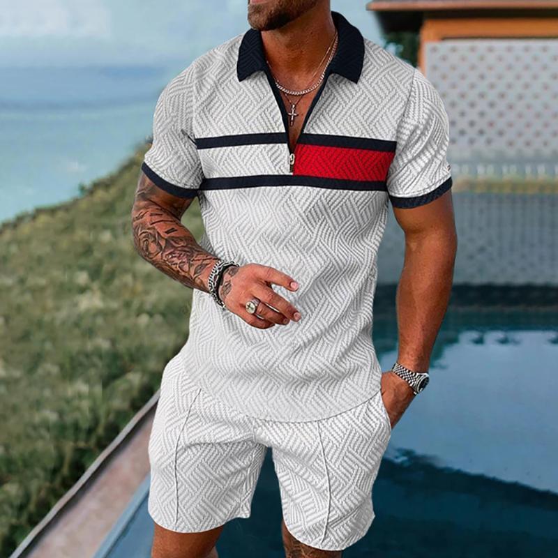 Men' Tracksuits Summer Men' Tracksuit Casual Short Sleeve Zipper Set Shirt&Shorts For Men Outfit Streetwear 2-piece SuitMen' Men, Kz-p2026
Men' Tracksuits Summer Men' Tracksuit Casual Short Sleeve Zipper Set Shirt&Shorts For Men Outfit Streetwear 2-piece SuitMen' Men, Kz-p2026