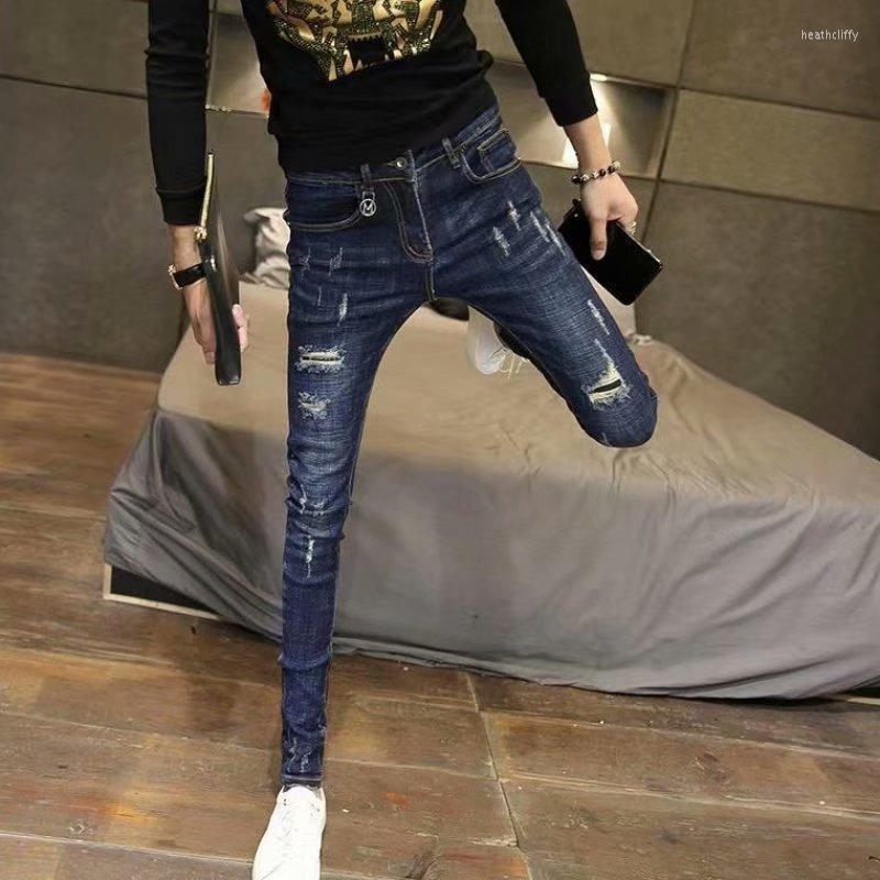 Men's Jeans Fashion 2022 Teen Street Ripped Hol Student Men's Slim Fit Skinny Men Feet Denim Long Pants Mental Guy Social Pencil PantsMe, Cut hole
Men's Jeans Fashion 2022 Teen Street Ripped Hol Student Men's Slim Fit Skinny Men Feet Denim Long Pants Mental Guy Social Pencil PantsMe, Cut hole