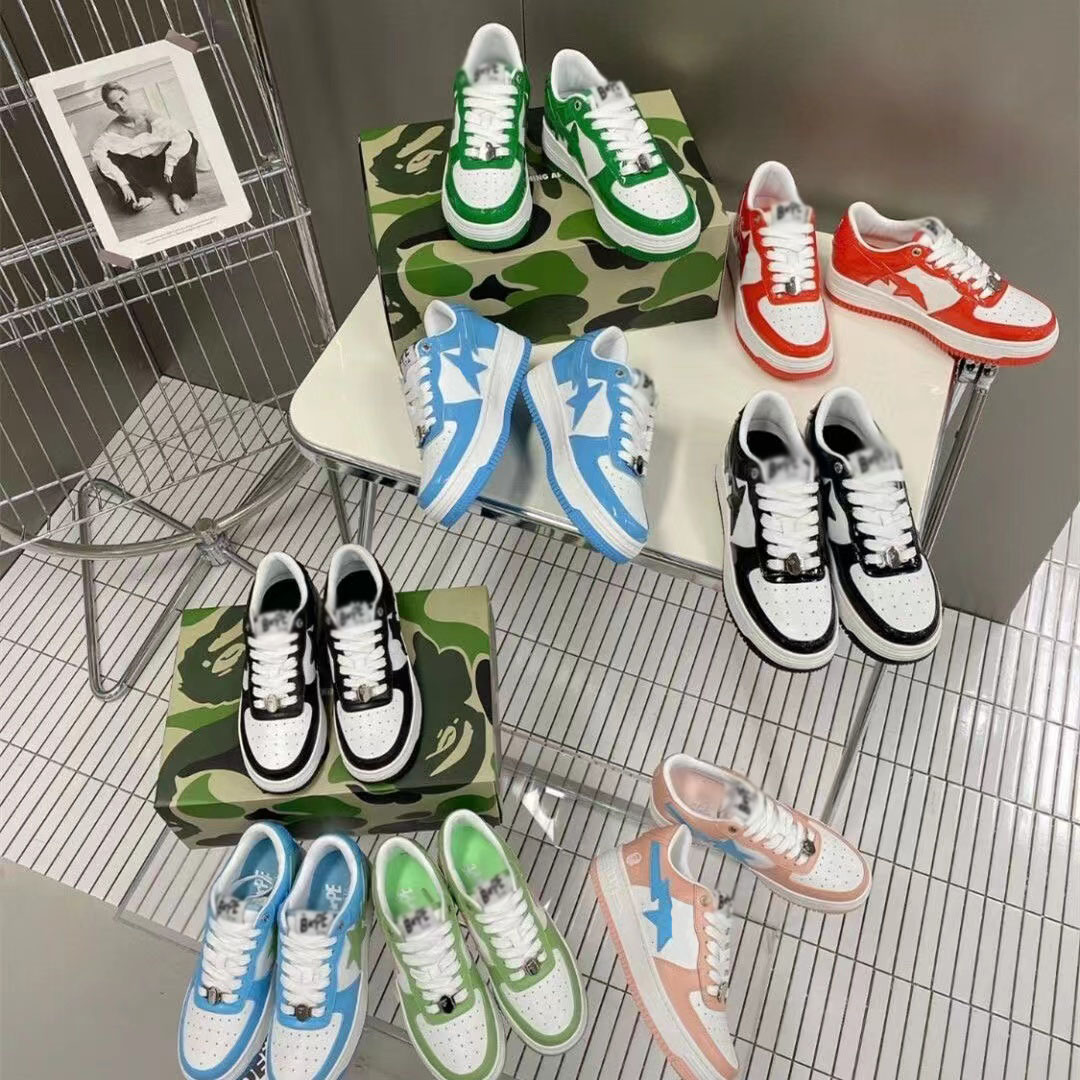 Designer sneakers Bapesta Bapestas Baped STA Casual shoes Low Low SK8 URBAN FALL CAMO red ABC star men women women men for platform walking shoes, Color 12
Designer sneakers Bapesta Bapestas Baped STA Casual shoes Low Low SK8 URBAN FALL CAMO red ABC star men women women men for platform walking shoes, Color 12