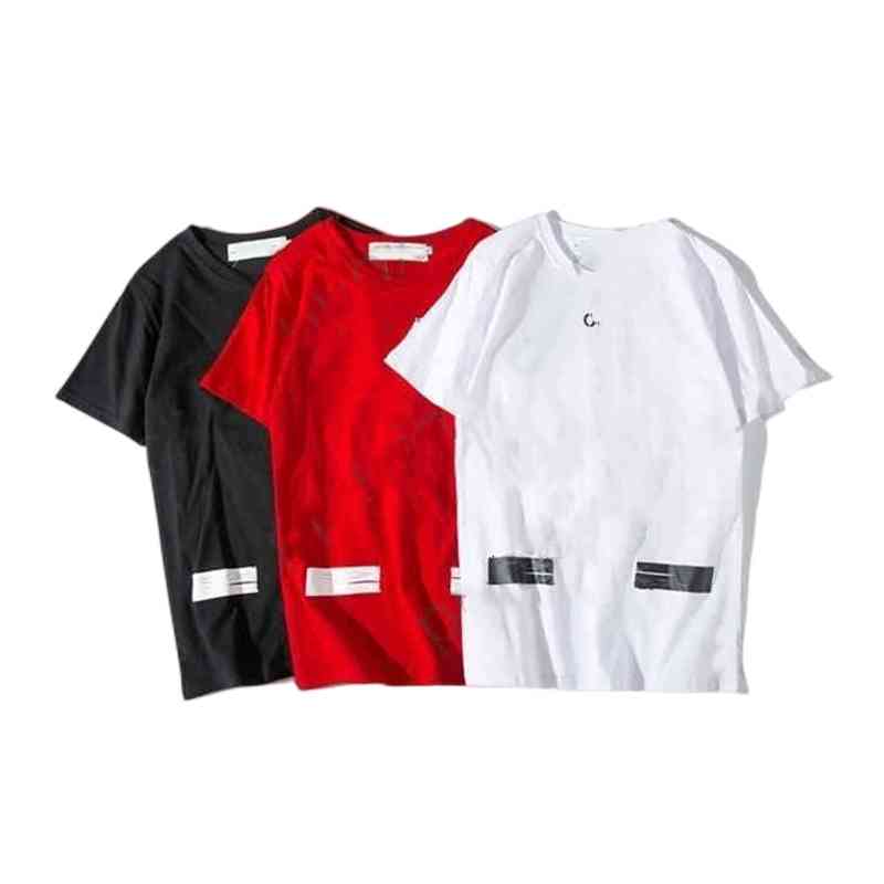 Off Men's T-shirts Offs Straight Short Sleeve High Street Arrow Round Neck Cotton White Loose T-shirt for Men Printed Letter x the Back Print
Off Men's T-shirts Offs Straight Short Sleeve High Street Arrow Round Neck Cotton White Loose T-shirt for Men Printed Letter x the Back Print