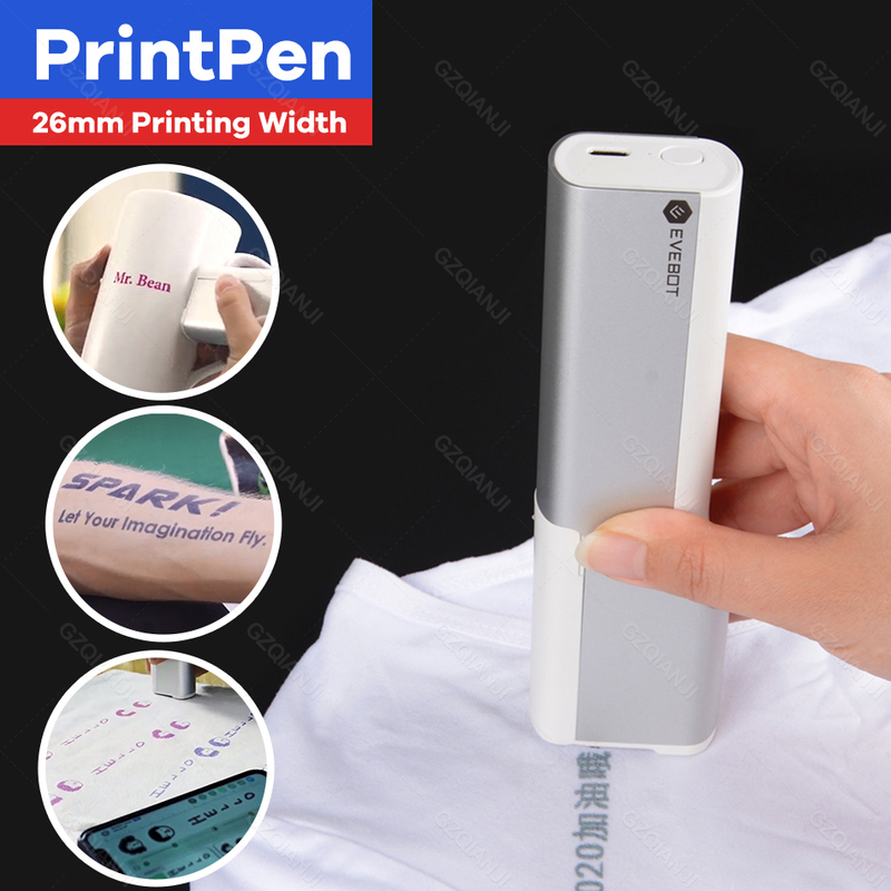 EVEBOT PrintPen Mini Food Printer Portable Inkjet Pen Print Custom DIY Bread Coffee Latter Printing Wireless 220505
EVEBOT PrintPen Mini Food Printer Portable Inkjet Pen Print Custom DIY Bread Coffee Latter Printing Wireless 220505