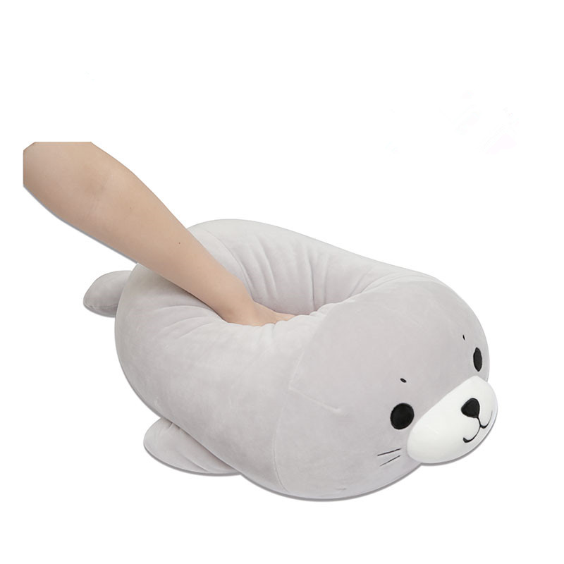 Cuddly Soft Fat Sea Animal Seal Plush Toy Big Stuffed Cartoon Sea Lion Doll Sleeping Pillow Kid Gift 60cm 85cm DY50097